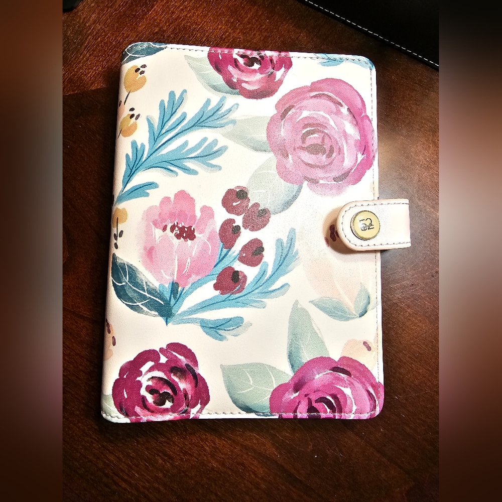 Flowery agenda 52 ring planner